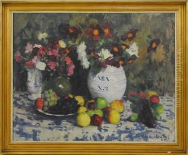 Nature Morte Oil Painting by Gaston Haustrate