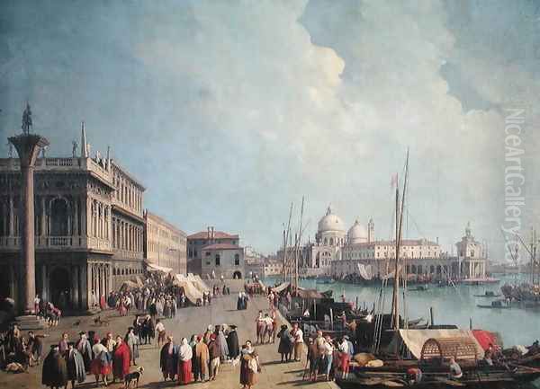 Santa Maria della Salute Oil Painting by Studio of Canaletto, Antonio