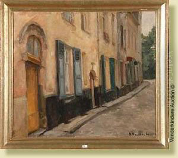 Ruelle Oil Painting by Gaston Haustrate