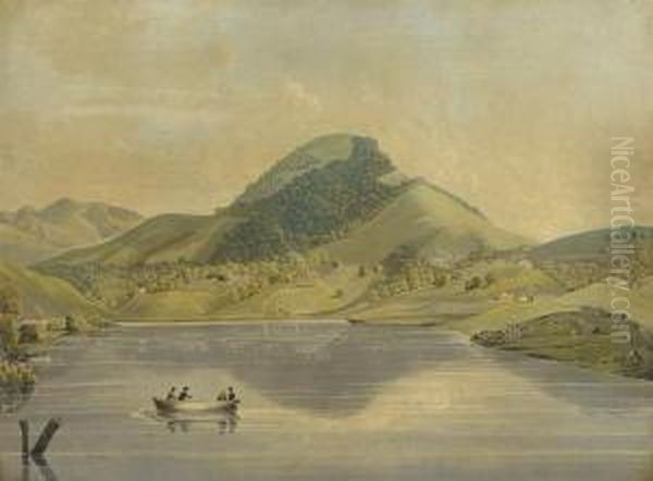 Views In India, Chiefly Among The Neelgherry Hills Oil Painting by Robert I Havell