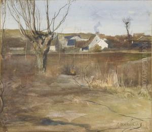 Paysage De Picardie Oil Painting by Louis Welden Hawkins