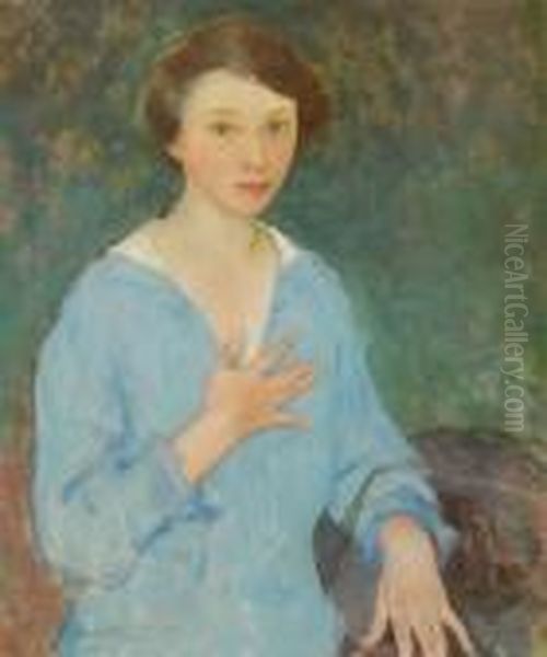 Nina Oil Painting by Charles Webster Hawthorne