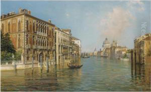 The Grand Canal Oil Painting by Bernard Hay