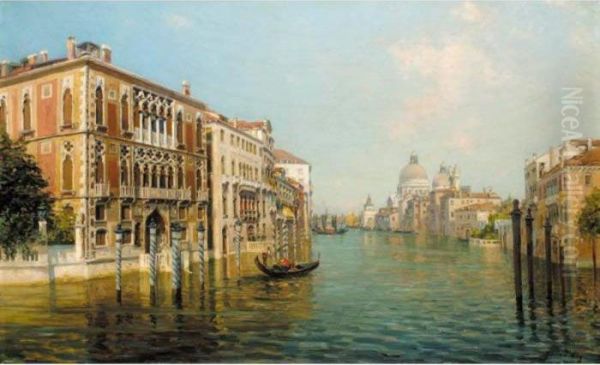 The Grand Canal Venice Oil Painting by Bernard Hay