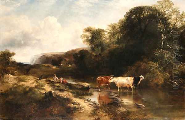 Untitled Oil Painting by George Cole, Snr.