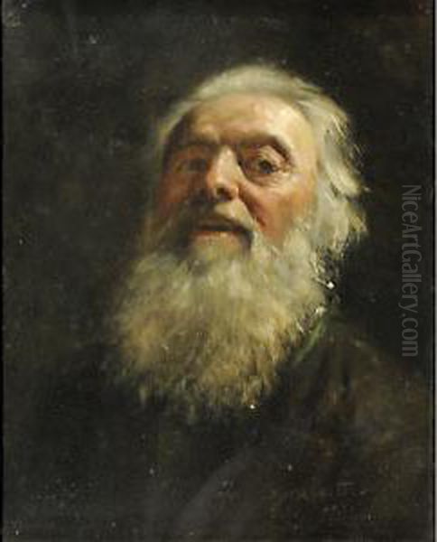 Ritratto Con Barba Oil Painting by Joseph Hayer