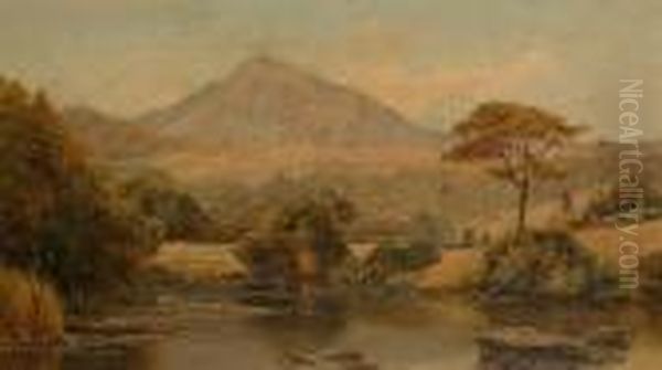 Moel Siabod Oil Painting by Frederick William Hayes