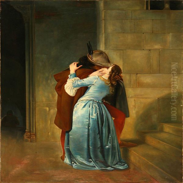 The Kiss Oil Painting by Francesco Paolo Hayez