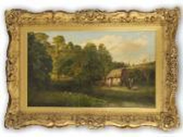 A Rural Idyll Oil Painting by James Hayllar