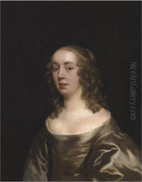 Portrait Of A Lady Oil Painting by John Hayls