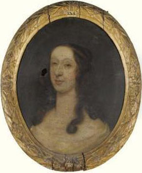 Portrait Of A Lady Oil Painting by John Hayls