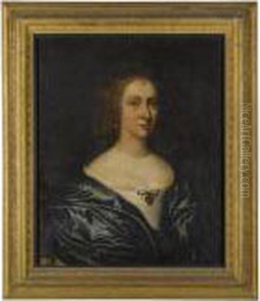 Portrait Of A Lady Oil Painting by John Hayls