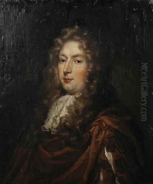 Portrait Of A Gentleman Oil Painting by John Hayls