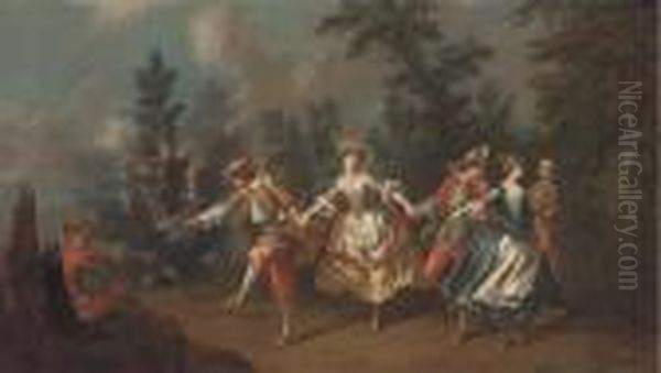 La Fete Champetre Oil Painting by Francis Hayman