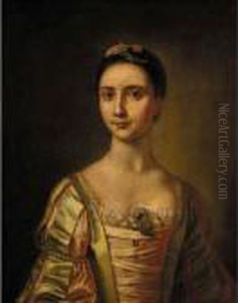 Portrait Of A Lady Oil Painting by Francis Hayman