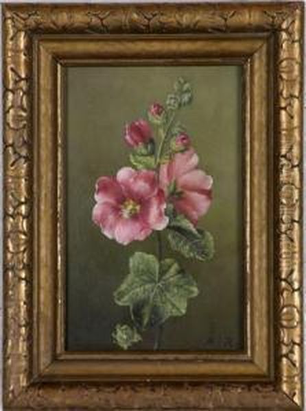 Flowers Oil Painting by Martin Johnson Heade