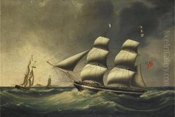 The Merchant Brig Oil Painting by Joseph Heard