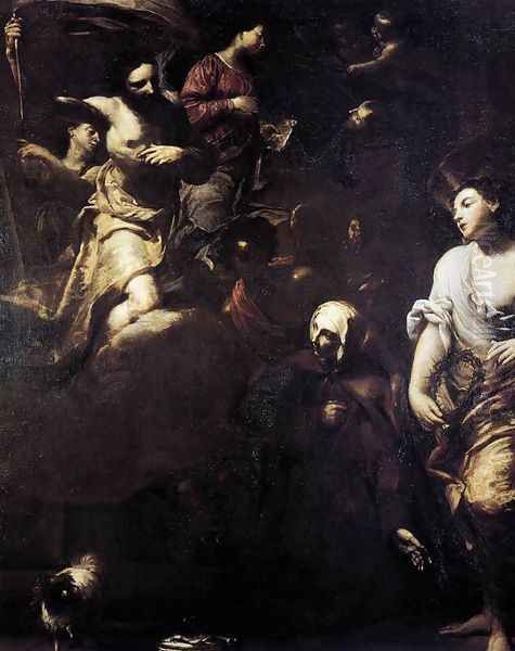 Ecstasy of St Margaret of Cortona 1701 Oil Painting by Giuseppe Maria Crespi