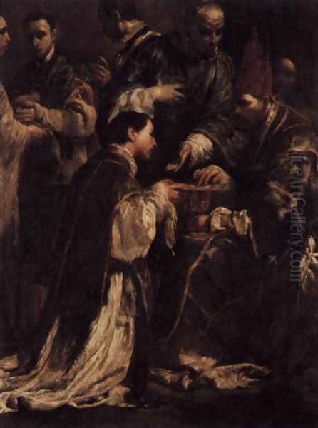 Ordination 1712 Oil Painting by Giuseppe Maria Crespi