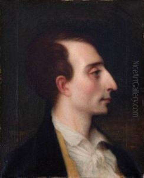 Portrait D'herold Oil Painting by Ernest Antoine Hebert