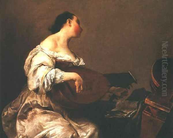 The Scullery Maid 1710 1715 Oil Painting by Giuseppe Maria Crespi