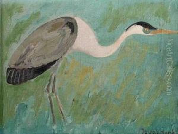 Heron Vers La Droite Oil Painting by Joseph Hecht