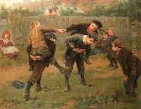 The Tournament Oil Painting by Ralph Hedley