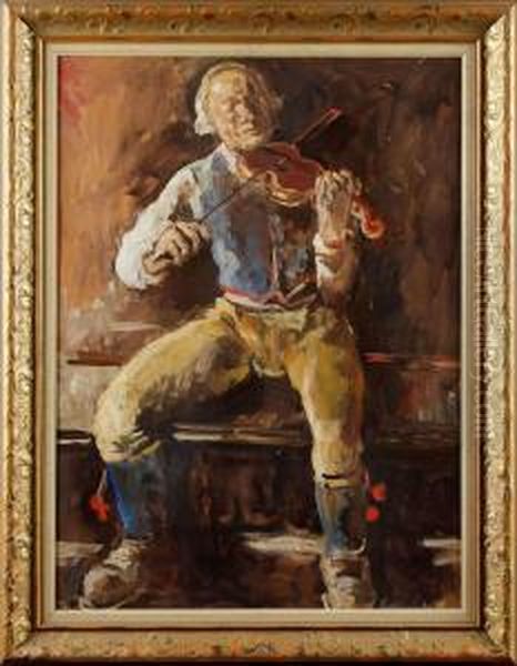 Spelman Oil Painting by Bertil Bull Hedlund