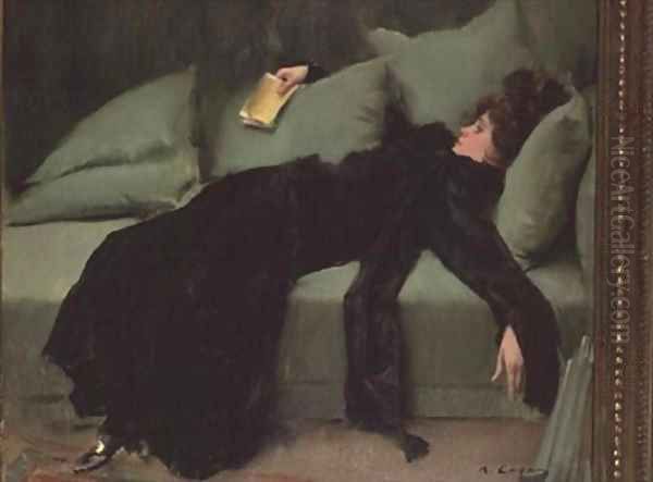 After the ball Oil Painting by Ramon Casas Y Carbo