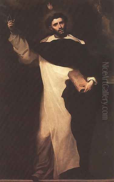 St Dominic 1691 Oil Painting by Claudio Coello