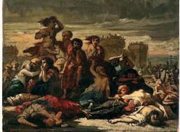 scene Historique Oil Painting by Francois - Joseph Heim