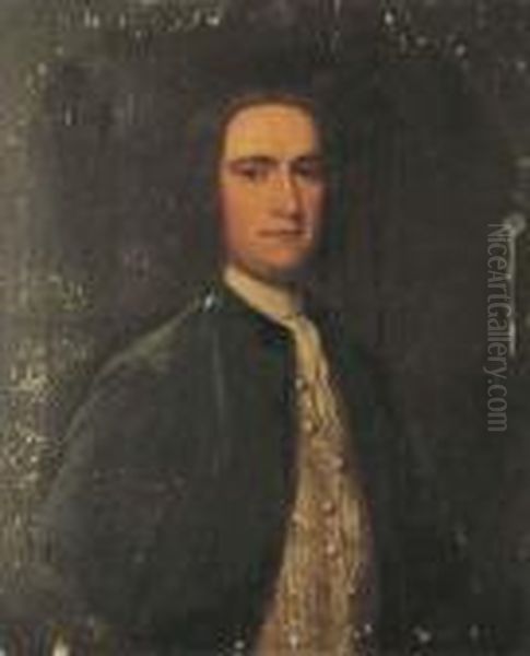 Portrait Of A Gentleman Oil Painting by John Theodore Sen Heins