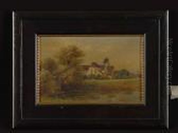 Reichenau, Kloster Mittelzell Oil Painting by Paul Heitinger