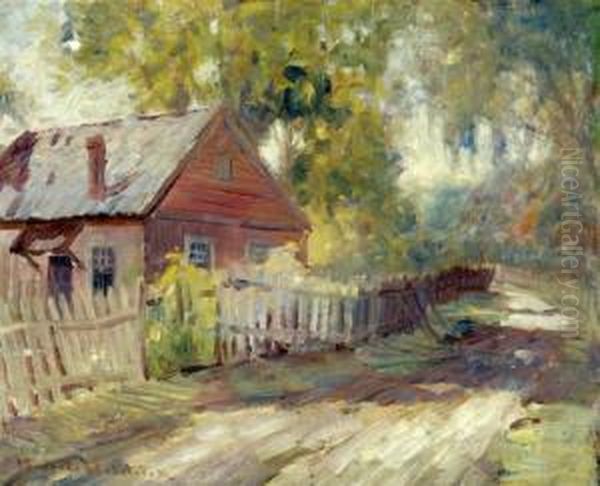 Village Street, Covington, Louisiana by Knute Heldner