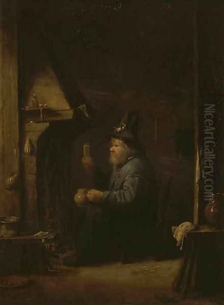 Drunkard Oil Painting by Joos van Craesbeeck