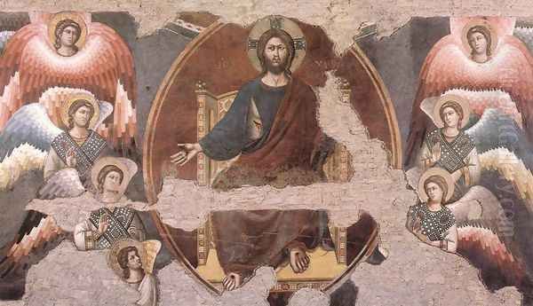 The Last Judgement (detail 3) 1290s Oil Painting by Pietro Cavallini