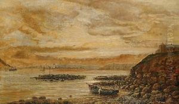 Tynemouth Oil Painting by Bernard Benedict Hemy