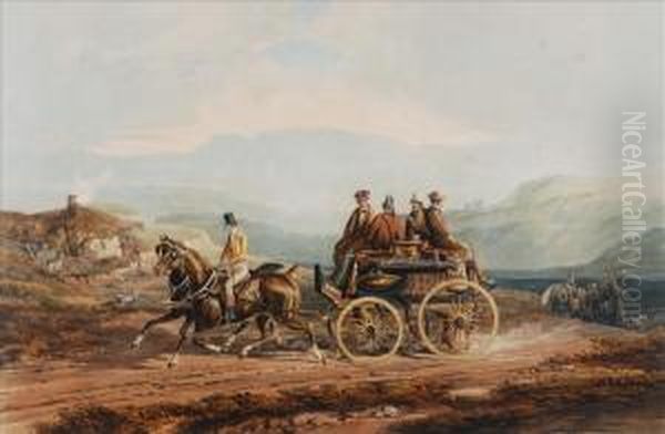 Going To The Moors Oil Painting by Charles Cooper Henderson