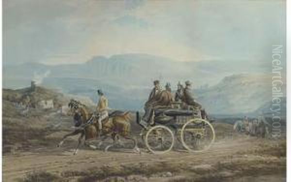 Going To The Moors Oil Painting by Charles Cooper Henderson