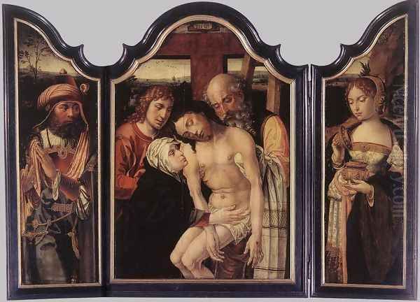 Descent from the Cross c. 1535 Oil Painting by Pieter Coecke Van Aelst