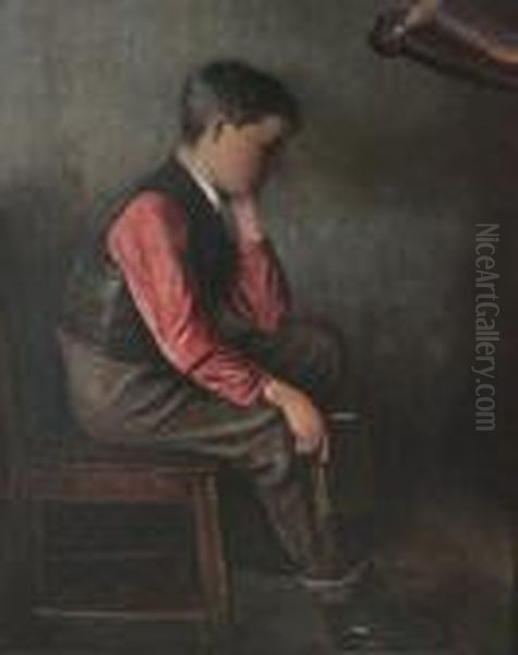 The Scholar Oil Painting by James Henderson