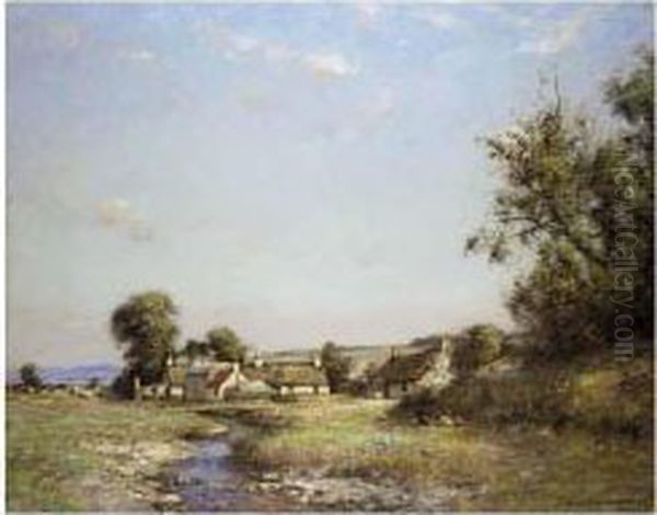 Summer Picnic In The Countryside Oil Painting by John Henderson