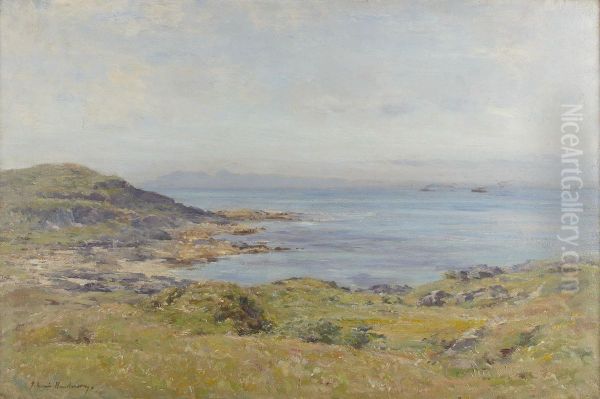 Summer On The Ayrshire Coast Oil Painting by Joseph Henderson