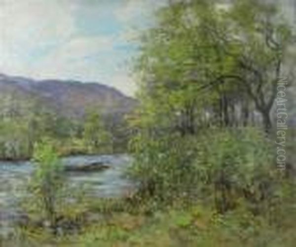 Swift Waters Oil Painting by Joseph Henderson