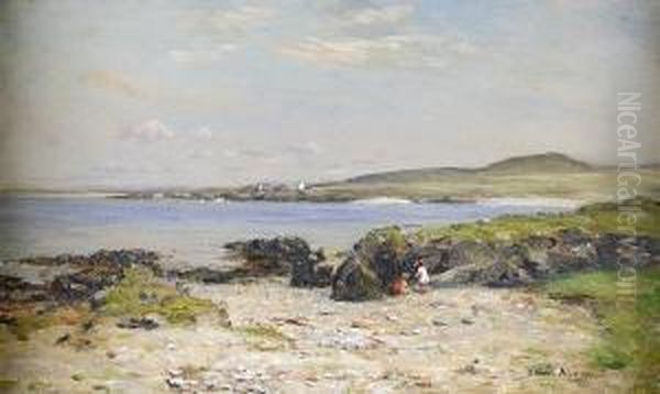 At Machrihanish Oil Painting by Joseph Henderson