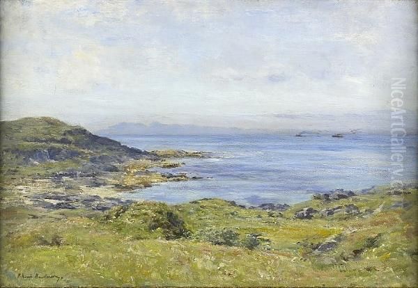 Summer On The Ayrshire Coast Oil Painting by Joseph Henderson