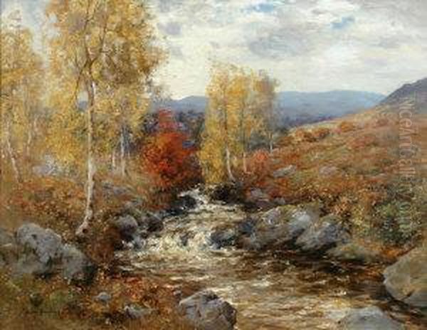 Autumn Oil Painting by Joseph Henderson