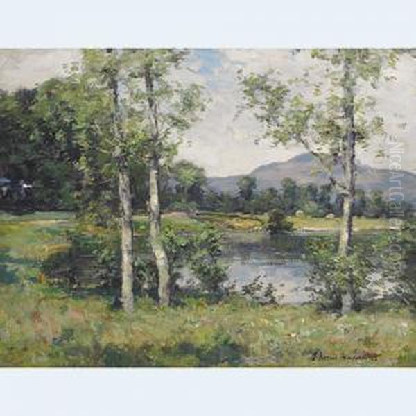 Ben Lomond From Near Luss Oil Painting by Joseph Henderson