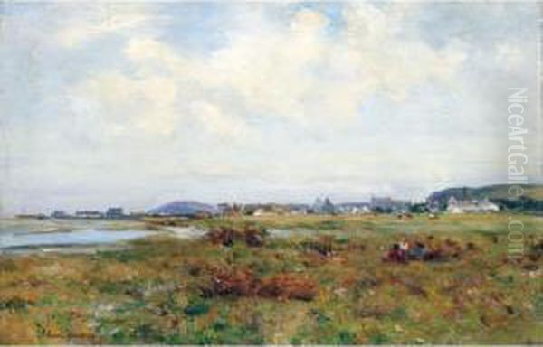 A Picnic In The Dunes Oil Painting by Joseph Henderson