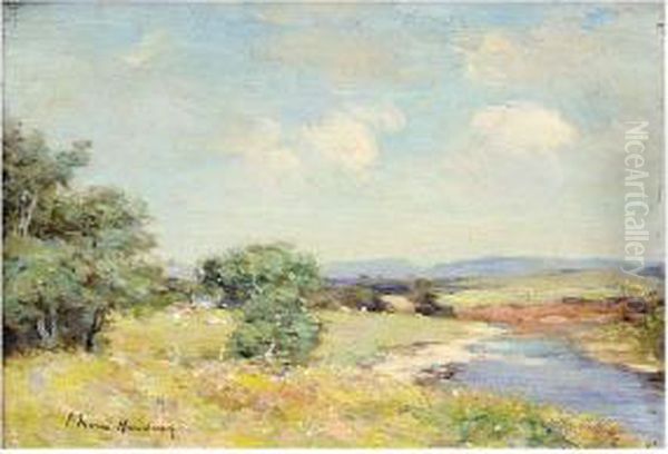 River Near Ballatter Oil Painting by Joseph Henderson